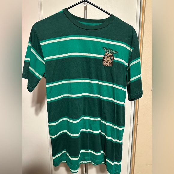 Green Stripped Star Wars Shirt - Picture 2 of 4